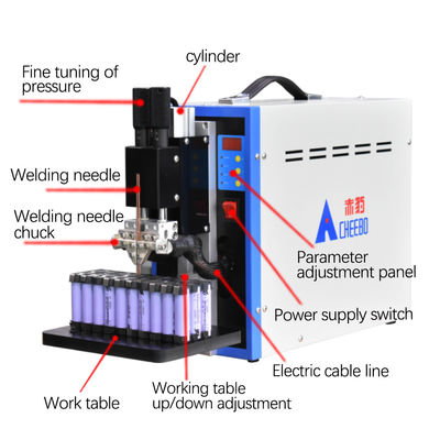 Buy Foot Switch Portable Spot Welder For Batteries 18650 Minin Battery Welder online manufacture