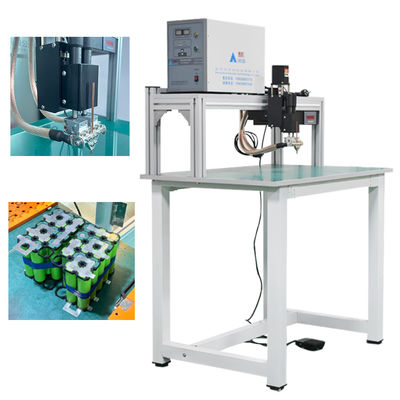 Buy Double Section Spot Welder For 18650 Lithium Batteries Multi Pulse Electric Gantry online manufacture