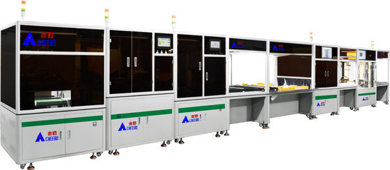 Buy High Precision Customizable Fully Automatic Cylindrical Lithium Battery Pack Assembly Line online manufacture