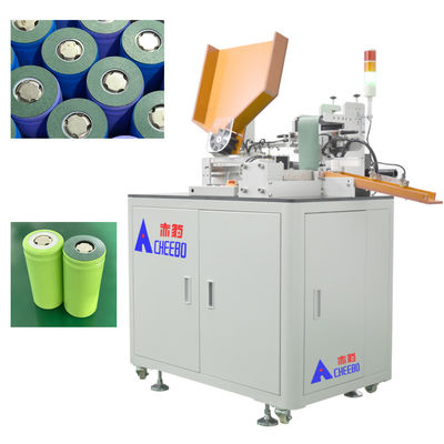 Buy Stepper Motor Pneumatic Work Method 150kg Fully Automatic Cylindrical Positive Electrode Lithium Battery Sticker Machine online manufacture