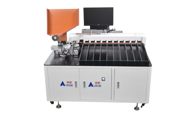 Buy Single Cylindrical Lithium Battery Pack Sorting Machine with 10 Gear and Automatic QR Code Sorting 1700*1000*1250MM online manufacture