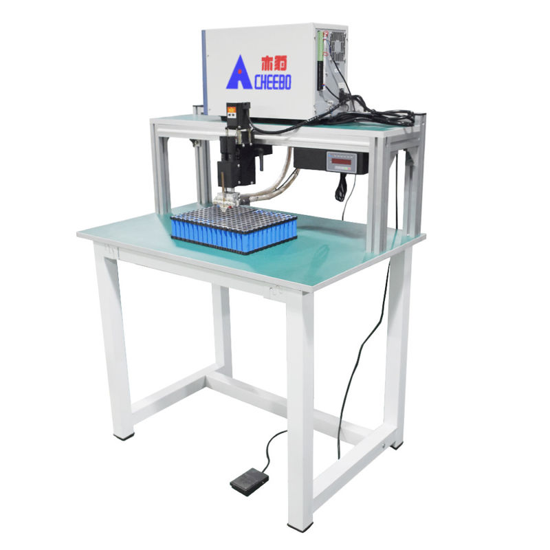 Electric Spot Welder For Lithium Ion Batteries 18650 Gantry Frame Type