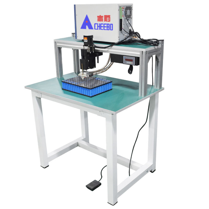 High Precision Lithium Battery Spot Welding Machine , Electric Tab Spot