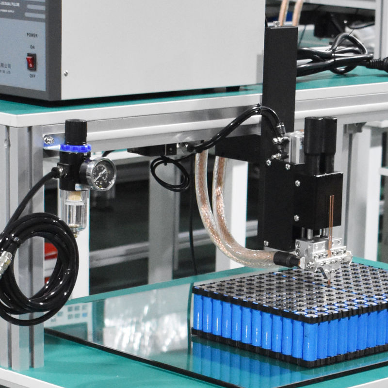 Semi Automatic Battery Tab Spot Welding Machine Resistance Type Spot Welder