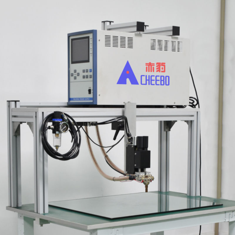 Double Point Battery Tab Spot Welding Machine 18650 With Nickel Sheet